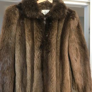 Beaver fur jacket